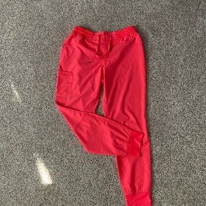 Barco One 4-way stretch coral joggers medium scrubs